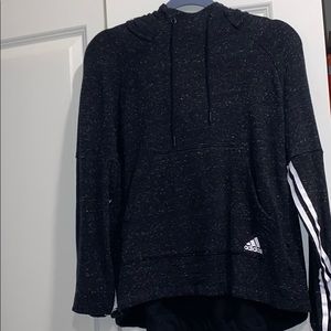 Black and White Adidas Sweatshirt